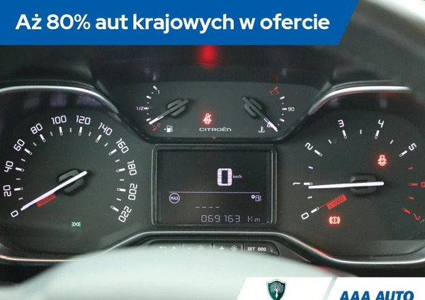 Citroen C3 Aircross cena 56000 przebieg: 69162, rok produkcji 2018 z Boguszów-Gorce małe 211